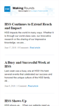 Mobile Screenshot of hssmakingrounds.com